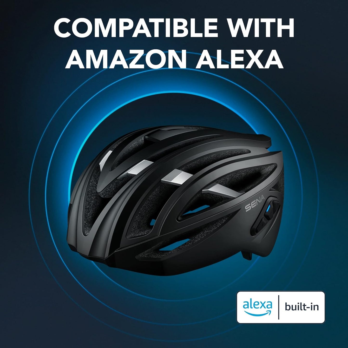 Smart Bluetooth and Mesh Intercom Cycling Helmet